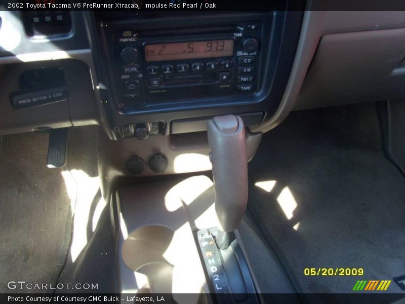 Impulse Red Pearl / Oak 2002 Toyota Tacoma V6 PreRunner Xtracab