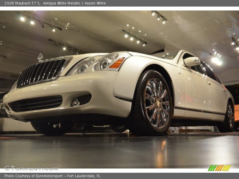 Antigua White Metallic / Aspen White 2008 Maybach 57 S