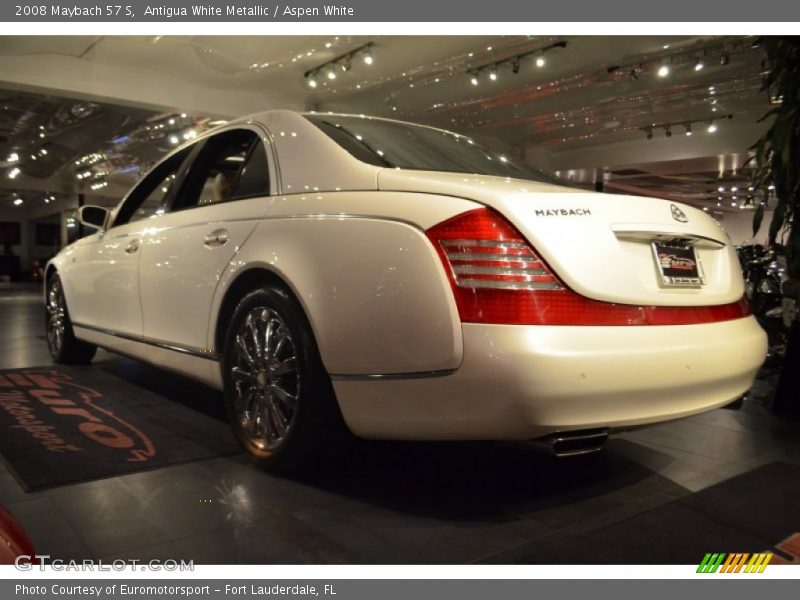 Antigua White Metallic / Aspen White 2008 Maybach 57 S