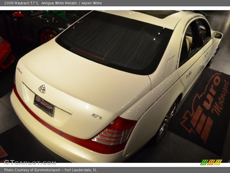 Antigua White Metallic / Aspen White 2008 Maybach 57 S