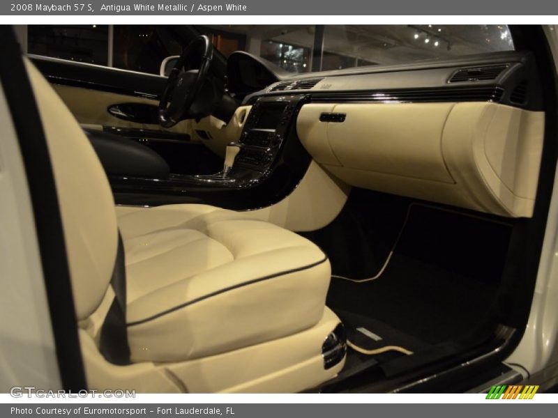 Antigua White Metallic / Aspen White 2008 Maybach 57 S