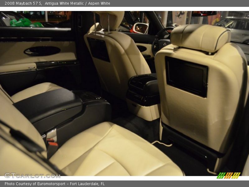 Antigua White Metallic / Aspen White 2008 Maybach 57 S