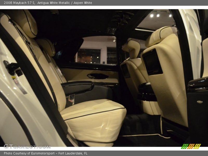 Antigua White Metallic / Aspen White 2008 Maybach 57 S