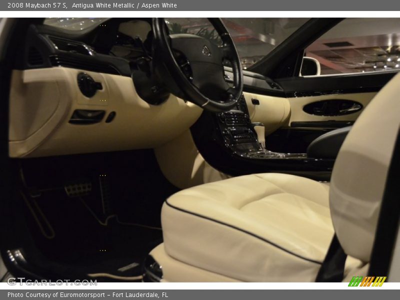 Antigua White Metallic / Aspen White 2008 Maybach 57 S