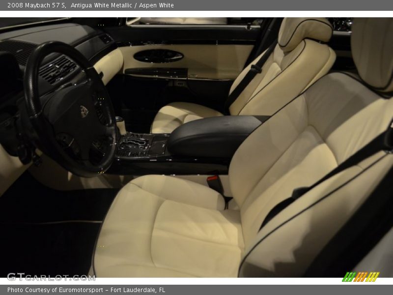 Antigua White Metallic / Aspen White 2008 Maybach 57 S