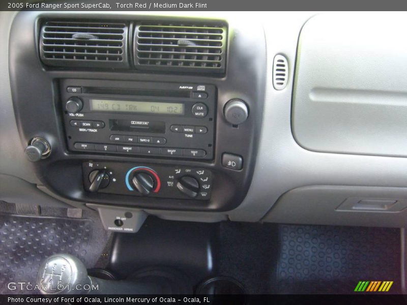 Torch Red / Medium Dark Flint 2005 Ford Ranger Sport SuperCab