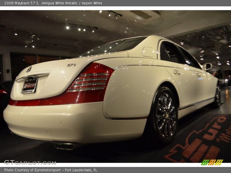 Antigua White Metallic / Aspen White 2008 Maybach 57 S