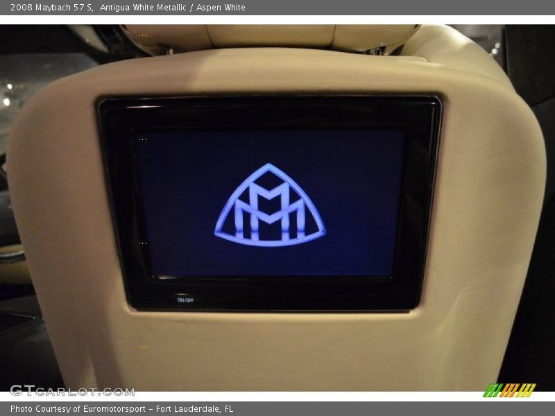 Antigua White Metallic / Aspen White 2008 Maybach 57 S