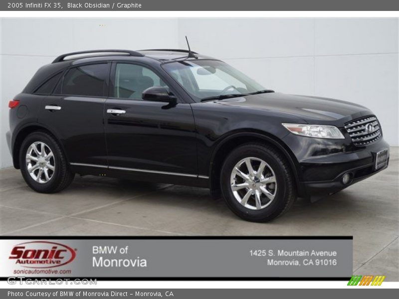 Black Obsidian / Graphite 2005 Infiniti FX 35
