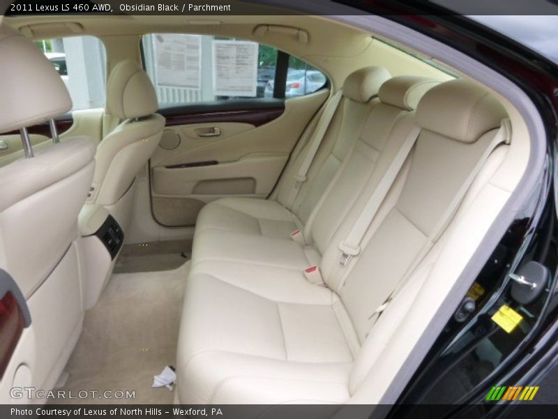 Obsidian Black / Parchment 2011 Lexus LS 460 AWD