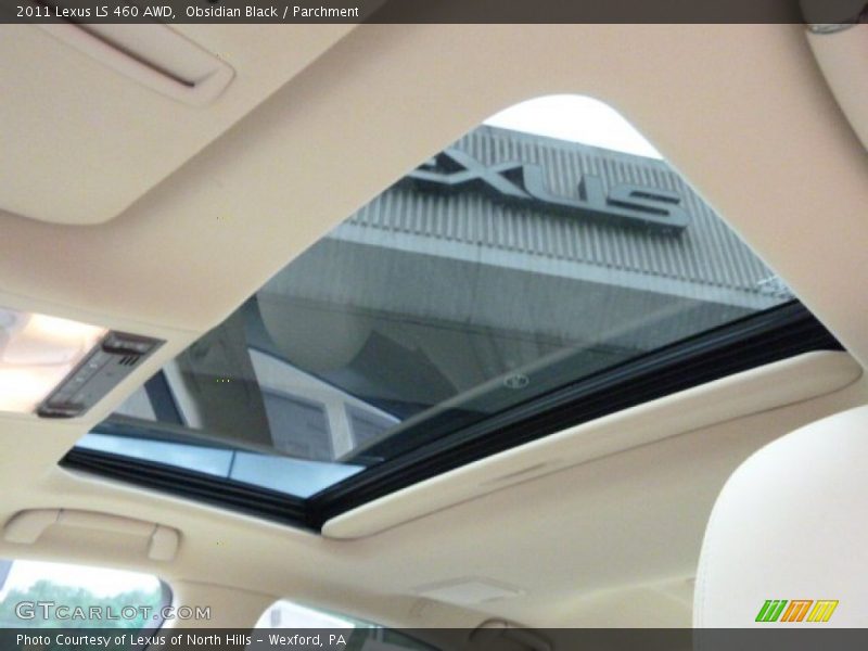 Obsidian Black / Parchment 2011 Lexus LS 460 AWD