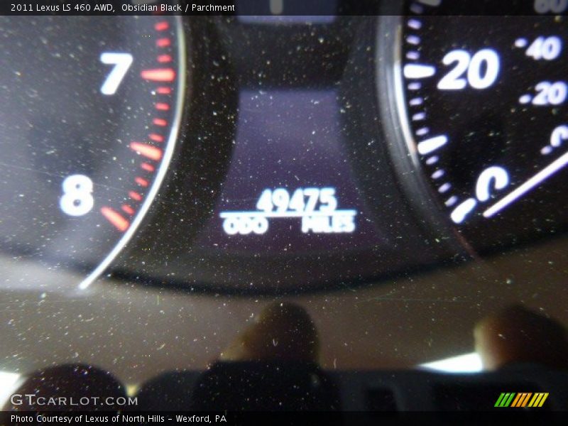 Obsidian Black / Parchment 2011 Lexus LS 460 AWD