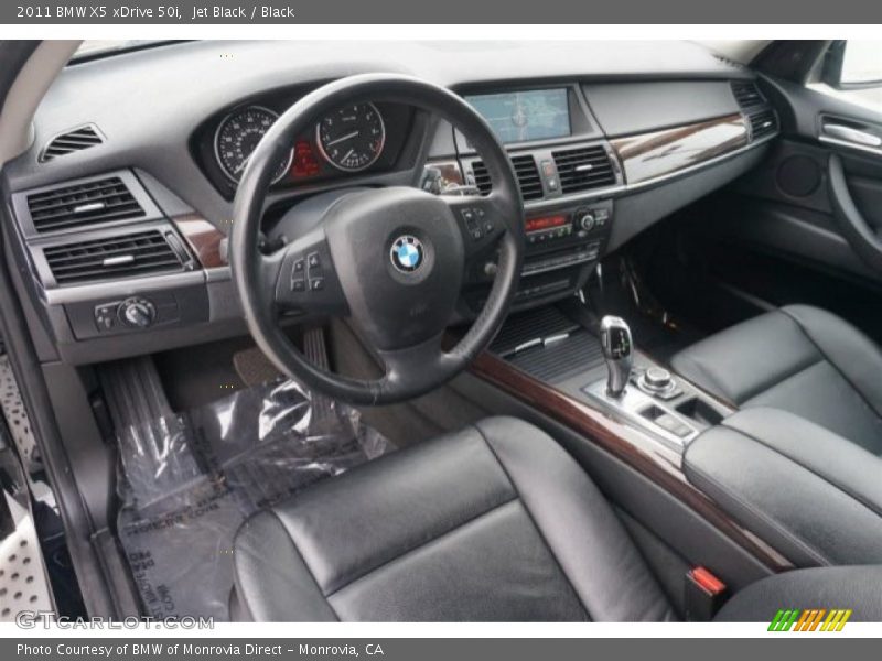 Jet Black / Black 2011 BMW X5 xDrive 50i