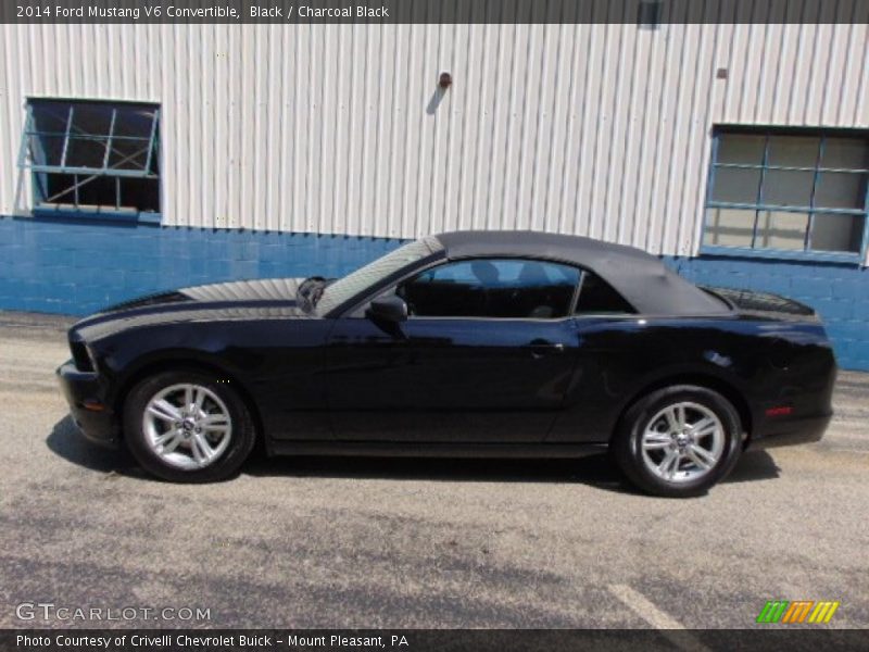 Black / Charcoal Black 2014 Ford Mustang V6 Convertible