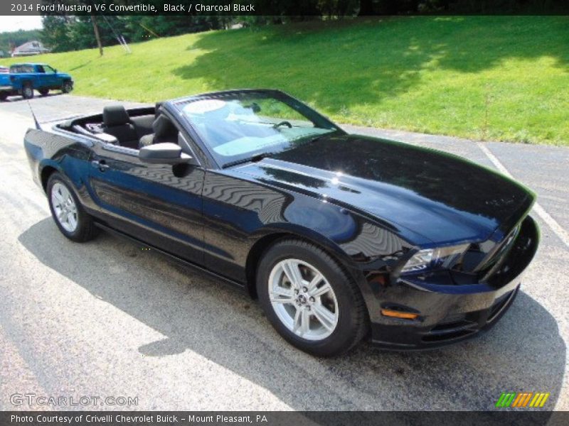 Black / Charcoal Black 2014 Ford Mustang V6 Convertible