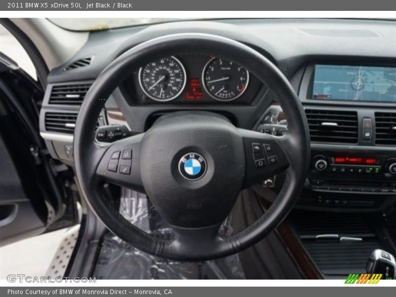 Jet Black / Black 2011 BMW X5 xDrive 50i