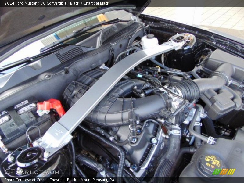 Black / Charcoal Black 2014 Ford Mustang V6 Convertible