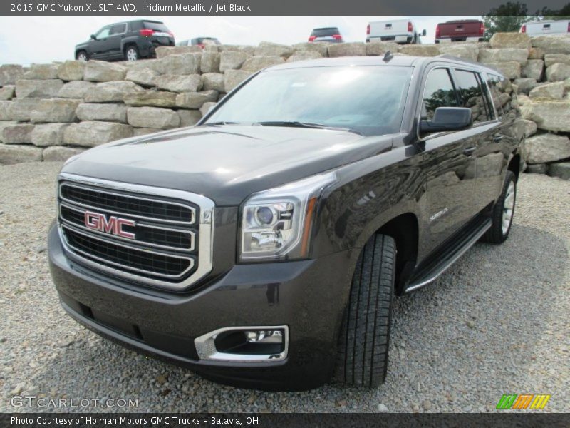 Iridium Metallic / Jet Black 2015 GMC Yukon XL SLT 4WD