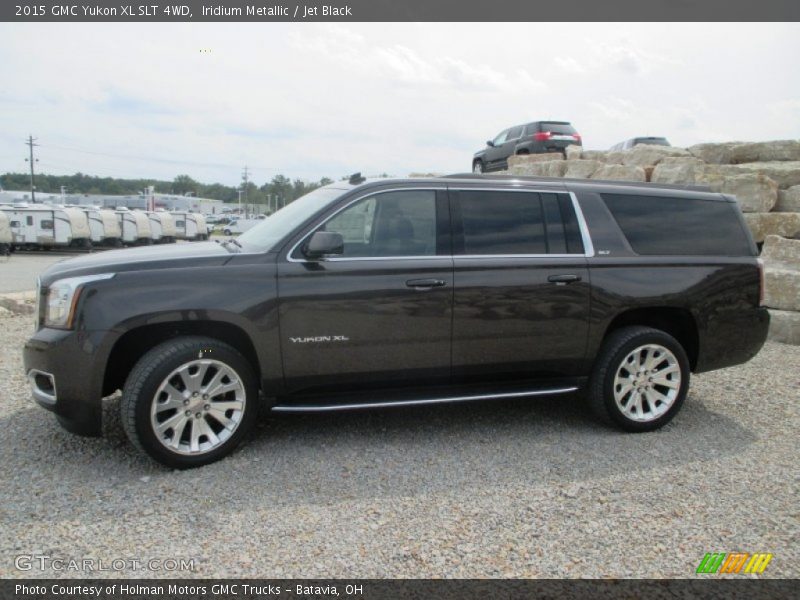 Iridium Metallic / Jet Black 2015 GMC Yukon XL SLT 4WD