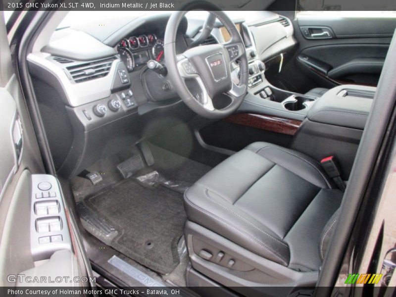 Iridium Metallic / Jet Black 2015 GMC Yukon XL SLT 4WD
