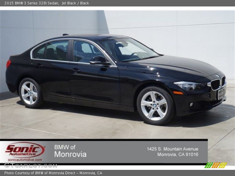 Jet Black / Black 2015 BMW 3 Series 328i Sedan
