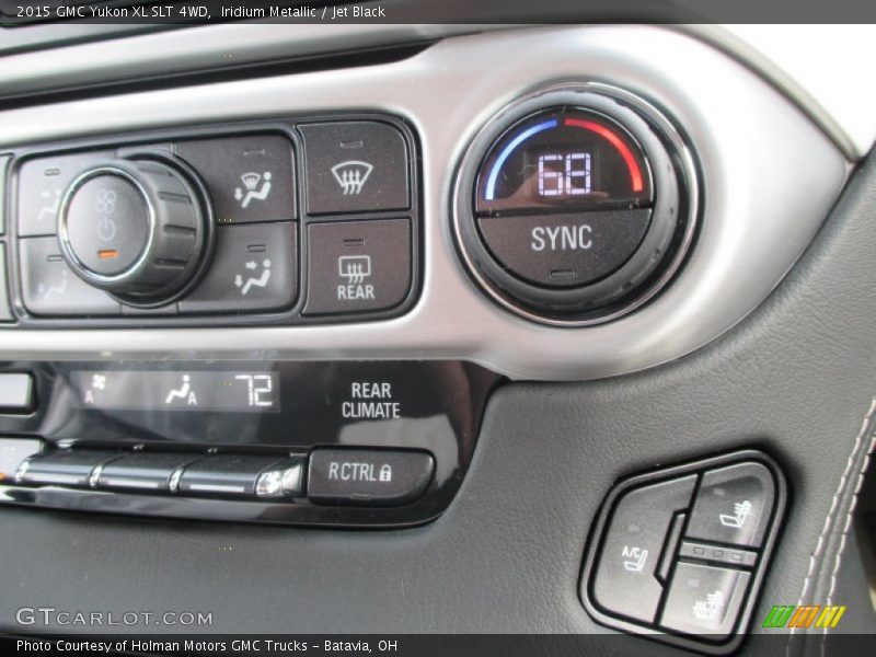 Iridium Metallic / Jet Black 2015 GMC Yukon XL SLT 4WD