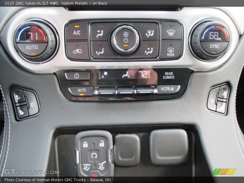 Iridium Metallic / Jet Black 2015 GMC Yukon XL SLT 4WD