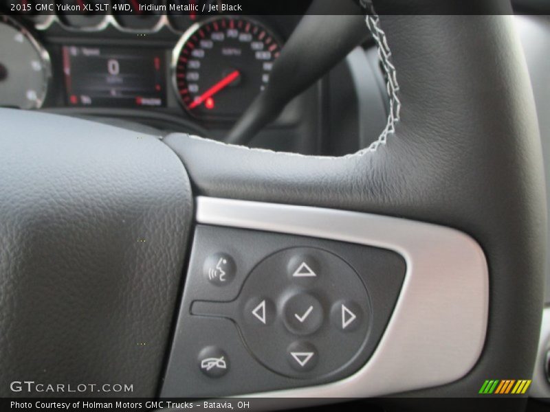 Iridium Metallic / Jet Black 2015 GMC Yukon XL SLT 4WD