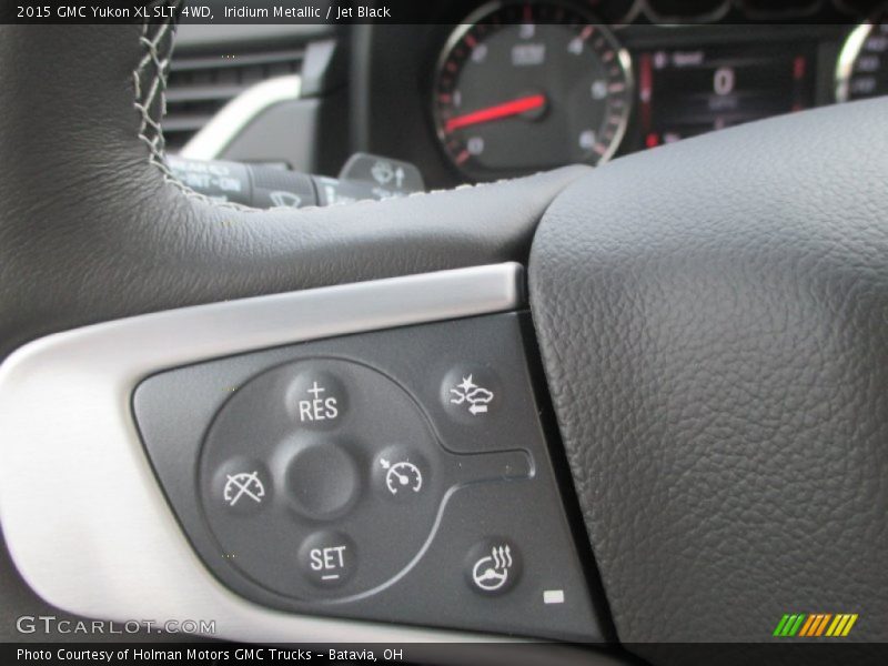 Iridium Metallic / Jet Black 2015 GMC Yukon XL SLT 4WD