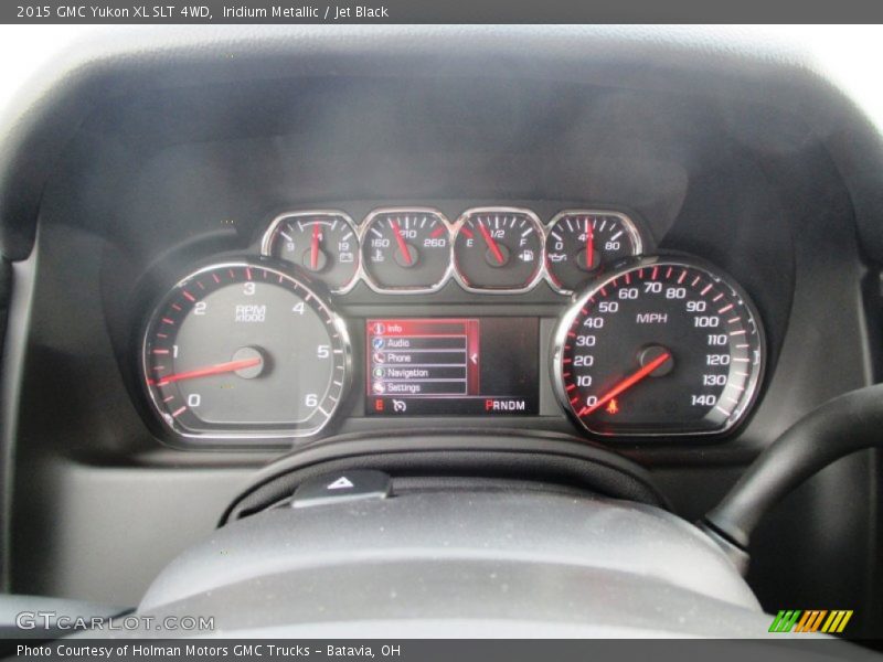 Iridium Metallic / Jet Black 2015 GMC Yukon XL SLT 4WD