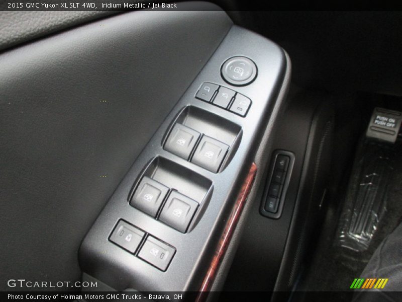 Iridium Metallic / Jet Black 2015 GMC Yukon XL SLT 4WD