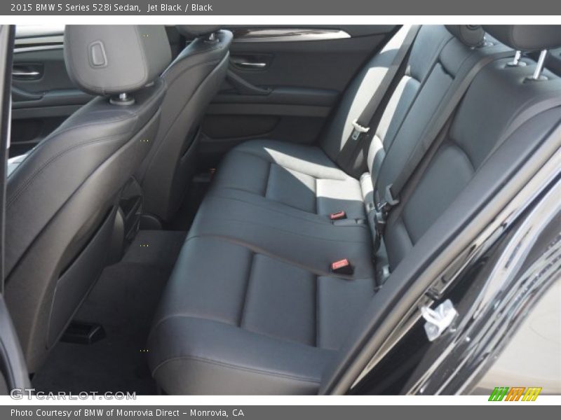 Rear Seat of 2015 5 Series 528i Sedan