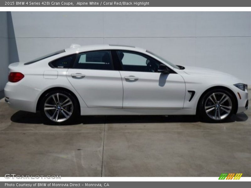  2015 4 Series 428i Gran Coupe Alpine White