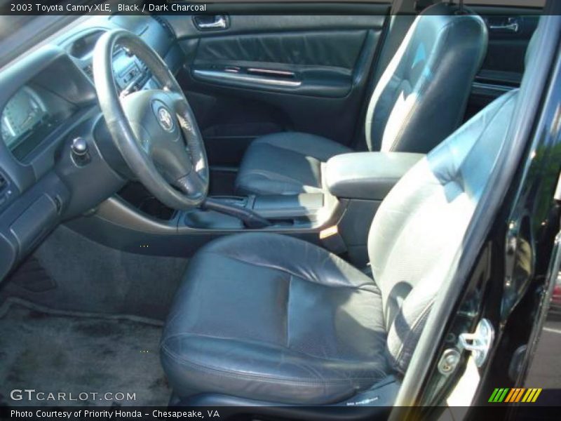 Black / Dark Charcoal 2003 Toyota Camry XLE