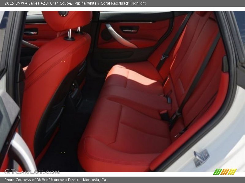 Rear Seat of 2015 4 Series 428i Gran Coupe