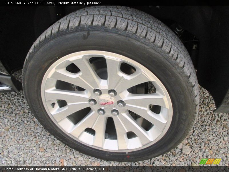 Iridium Metallic / Jet Black 2015 GMC Yukon XL SLT 4WD