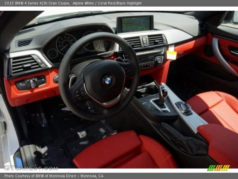 Front Seat of 2015 4 Series 428i Gran Coupe