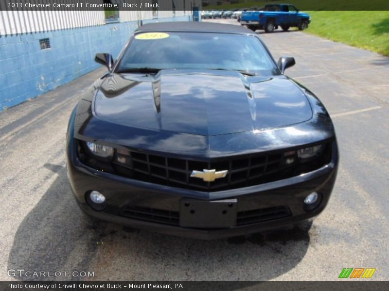 Black / Black 2013 Chevrolet Camaro LT Convertible