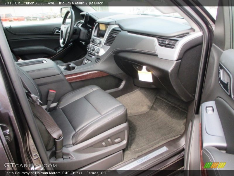 Iridium Metallic / Jet Black 2015 GMC Yukon XL SLT 4WD