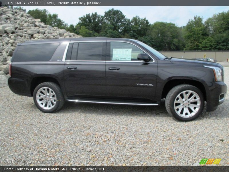 Iridium Metallic / Jet Black 2015 GMC Yukon XL SLT 4WD