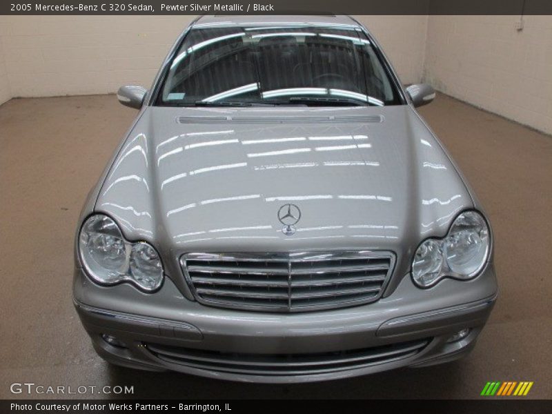 Pewter Silver Metallic / Black 2005 Mercedes-Benz C 320 Sedan