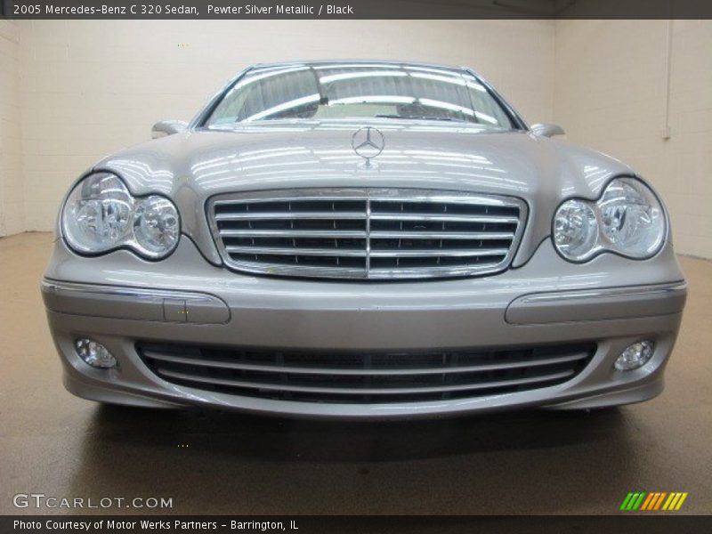 Pewter Silver Metallic / Black 2005 Mercedes-Benz C 320 Sedan