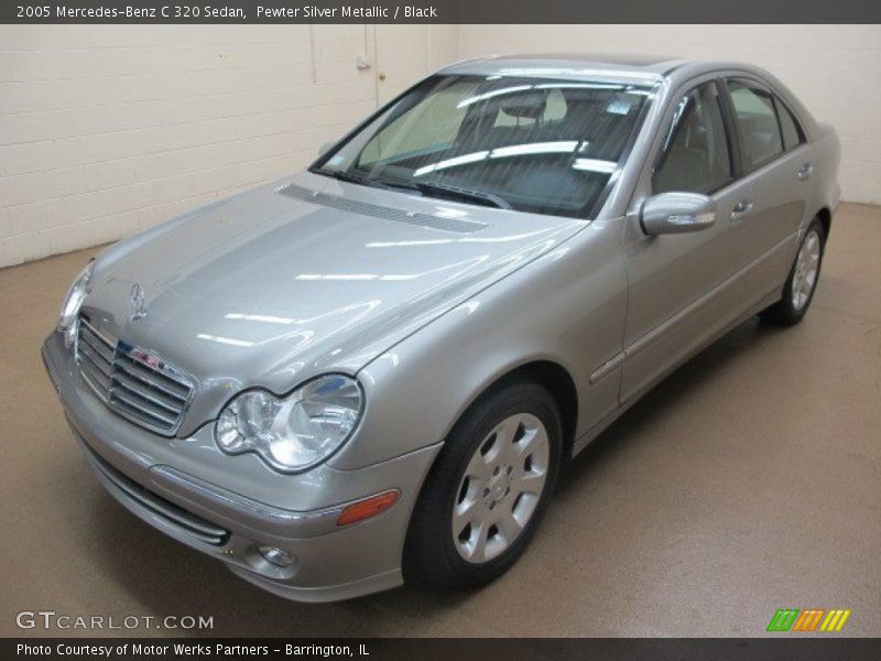 Pewter Silver Metallic / Black 2005 Mercedes-Benz C 320 Sedan