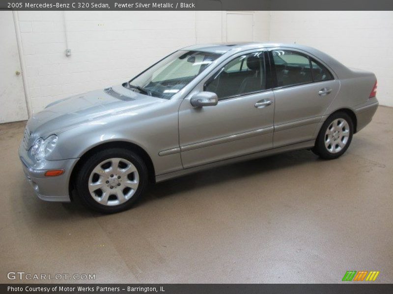 Pewter Silver Metallic / Black 2005 Mercedes-Benz C 320 Sedan