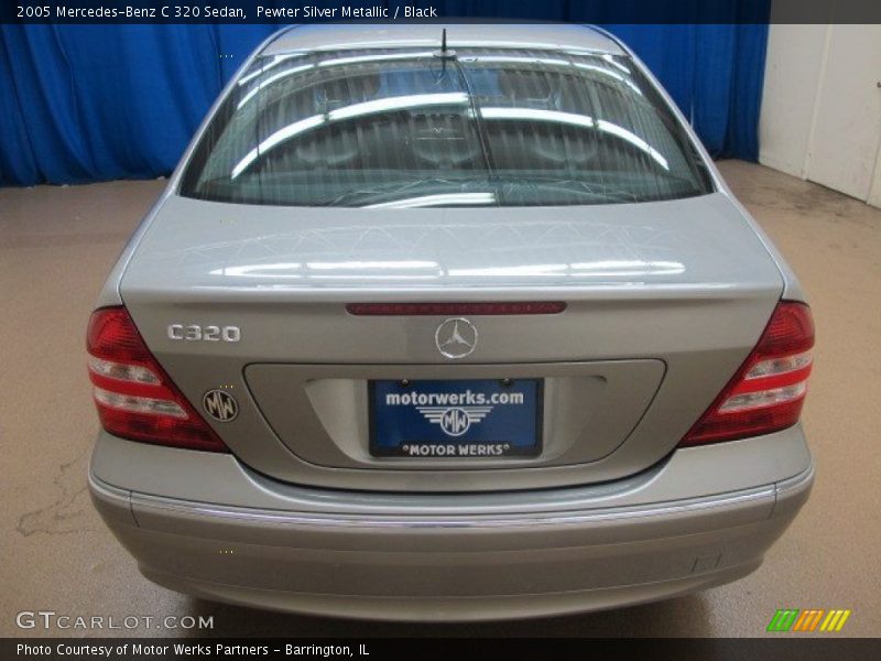 Pewter Silver Metallic / Black 2005 Mercedes-Benz C 320 Sedan