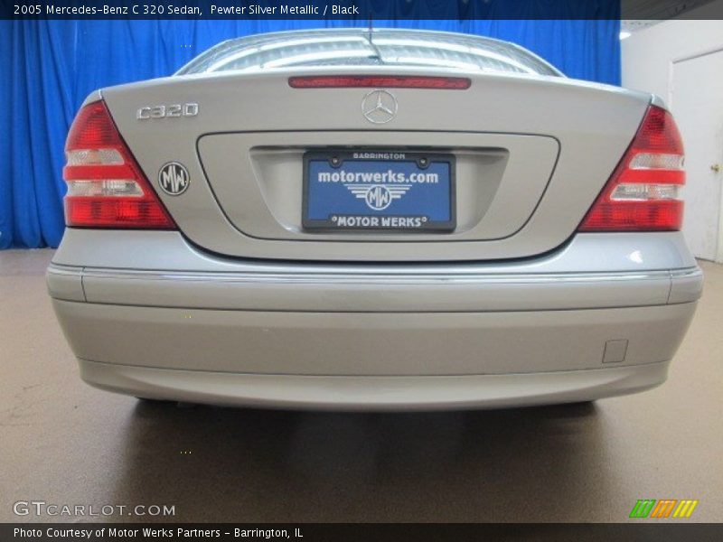 Pewter Silver Metallic / Black 2005 Mercedes-Benz C 320 Sedan