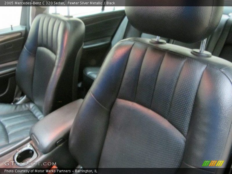 Pewter Silver Metallic / Black 2005 Mercedes-Benz C 320 Sedan