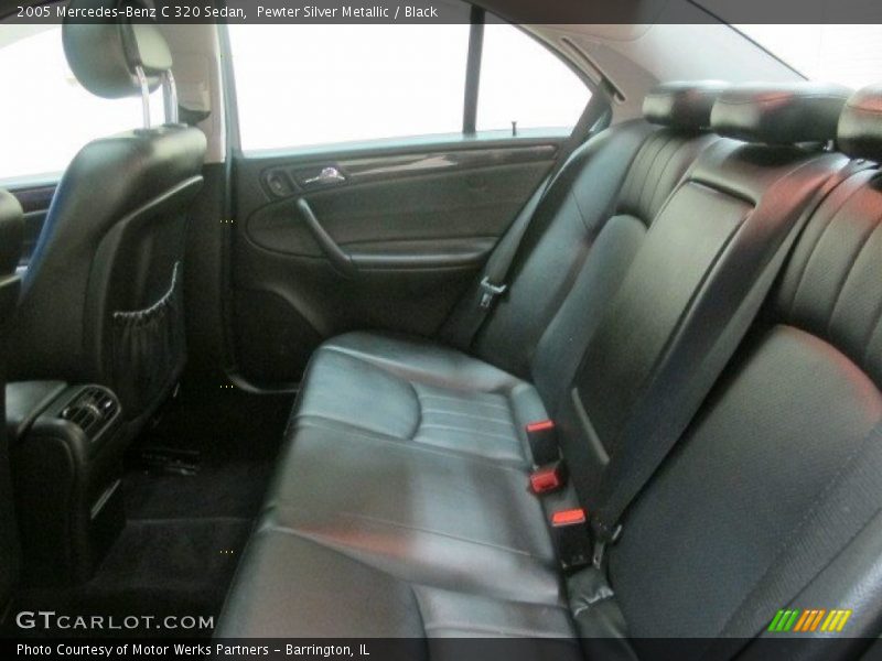 Pewter Silver Metallic / Black 2005 Mercedes-Benz C 320 Sedan