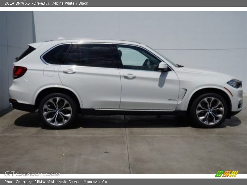 Alpine White / Black 2014 BMW X5 xDrive35i