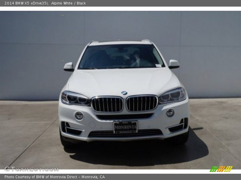 Alpine White / Black 2014 BMW X5 xDrive35i